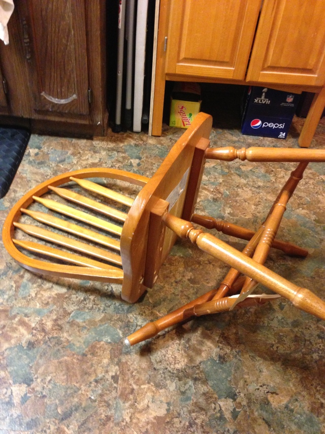 broken chair